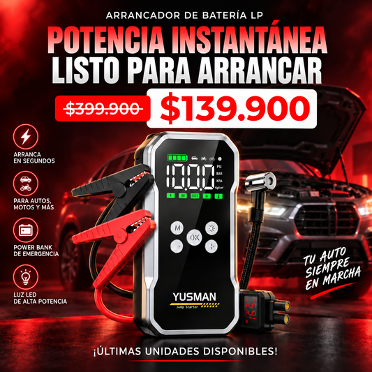 Iniciador de Baterías para Coches